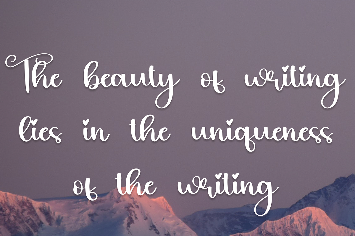 Mushroom | Script Font, a Script Font by Scratchones (Photo 4 of 8)