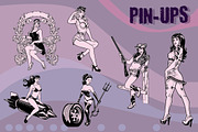 PIN UPS, an Object Graphic by SteveKnerem (Thumbnail 1 of 2)