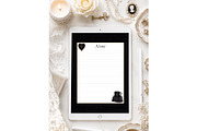 Aesthetic Planner Templates, a Stationery Template by Victoria Obscure (Thumbnail 1 of 3)