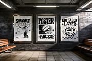 Metro Station Poster Mockup, a Mockup by Pitchlook.Studio (Thumbnail 2 of 4)