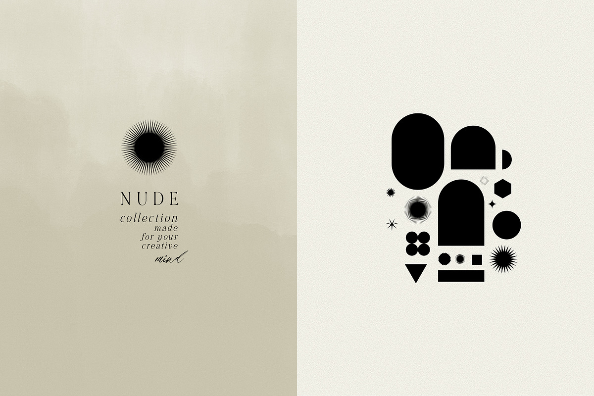 NUDE neutral textures & infographic, an Object Graphic by Lana Elanor (Photo 11 of 13)