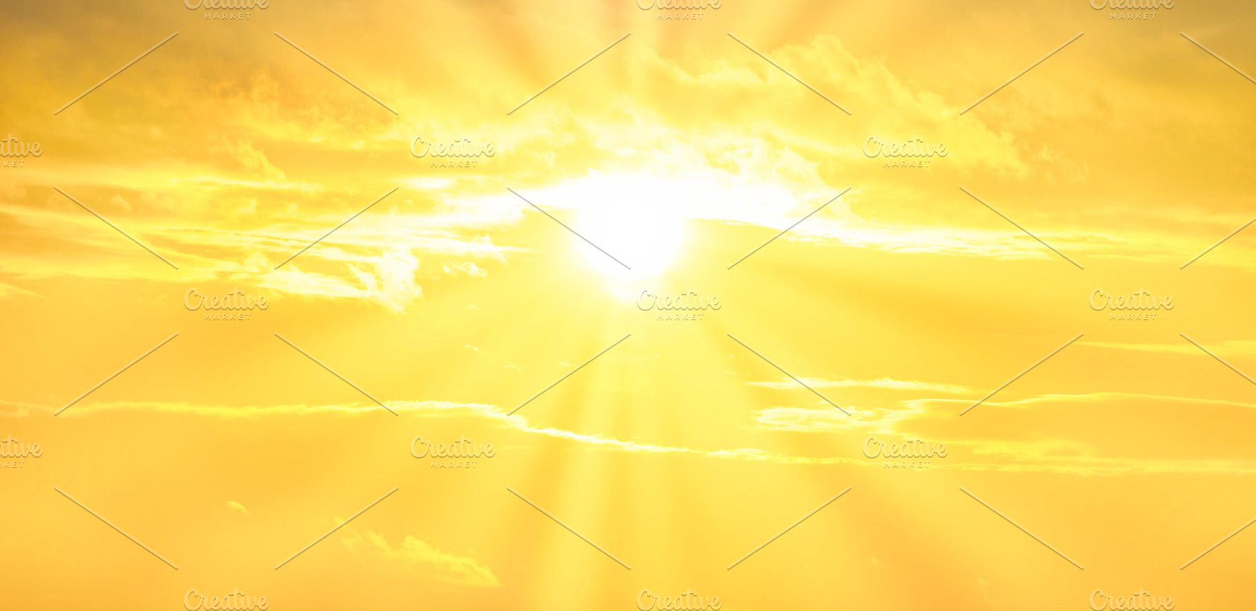 Sunset sky landscape with sunset sun, a Nature Photo by Vapi