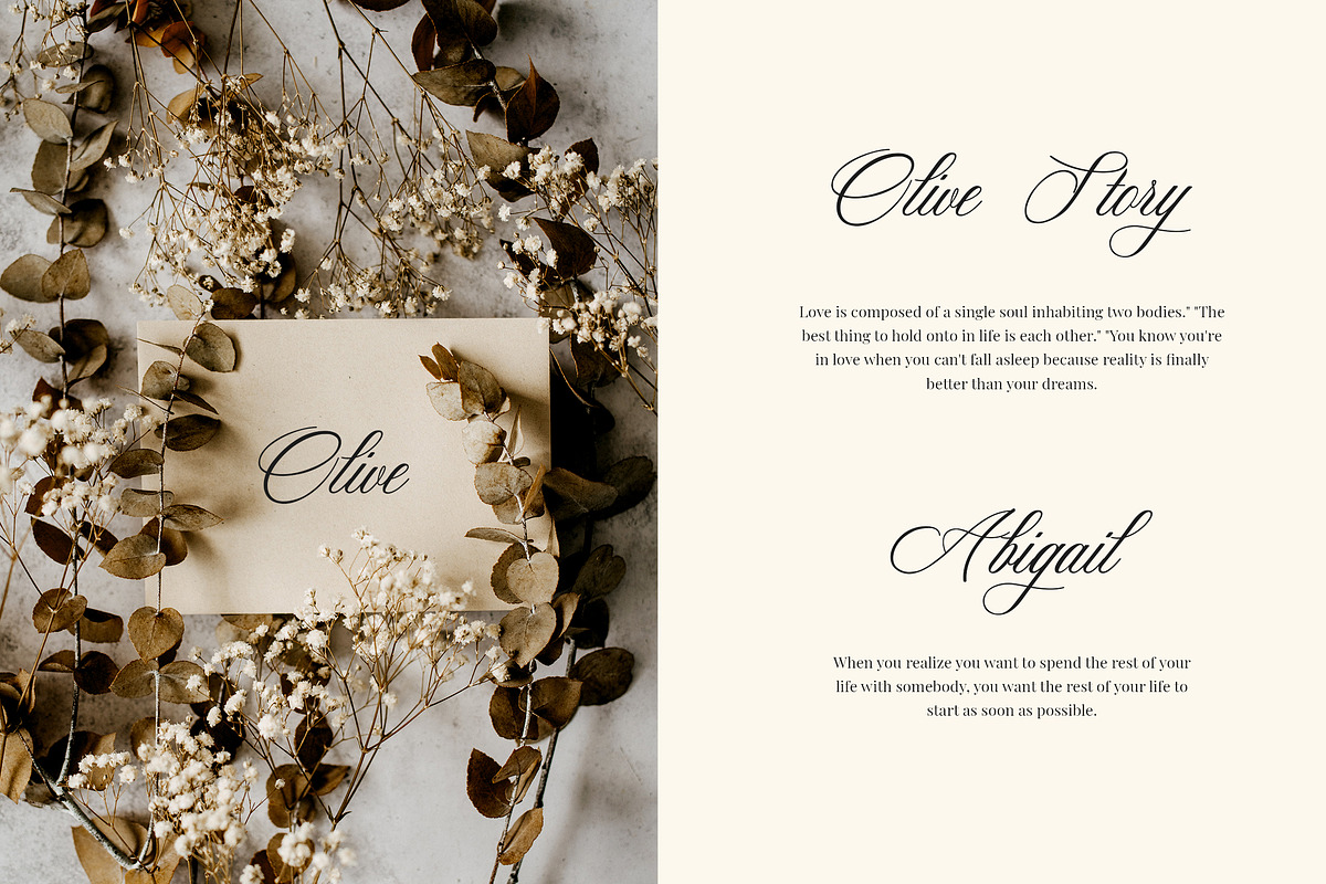 Bangeline Pahronia Calligraphy Font, a Handwritten Font by UICreative (Photo 9 of 12)
