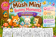 Mush Mini Bunny Moments Color Book, an Animal Illustration by Design Zone (Thumbnail 4 of 5)