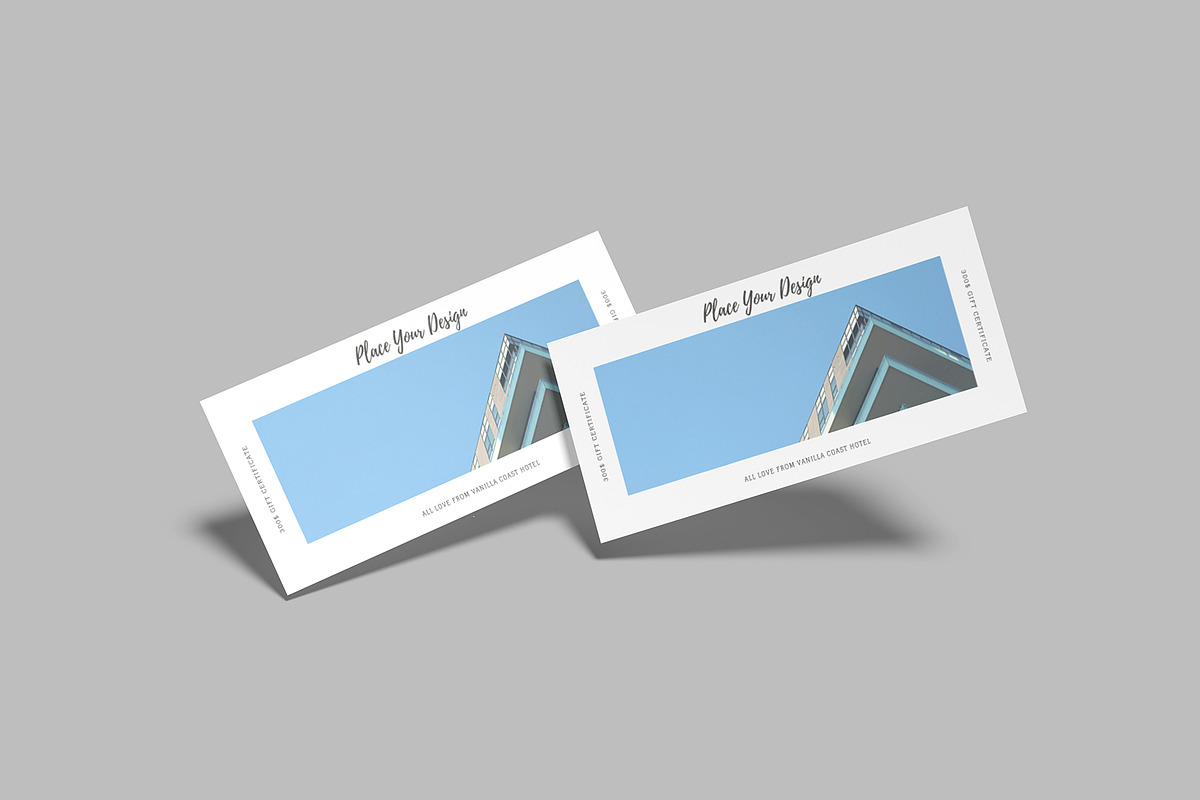 Gift Voucher Mockup, a Print Template by rizalamora (Photo 7 of 12)