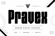 Pravex - Bold Modern Typeface, a Slab Serif Font by Wow Magic (Thumbnail 1 of 5)