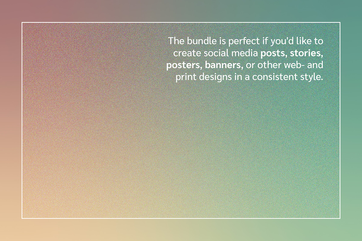 Vintage – 100 Gradient Backgrounds, a Texture Graphic by MarkSupply (Photo 3 of 5)