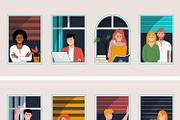 Stay at home, concept design, a Person Illustration by Creative Graphics (Thumbnail 2 of 4)