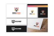 Set of Idea king logo designs, a Branding & Logo Template by Lucky Creative (Thumbnail 2 of 5)
