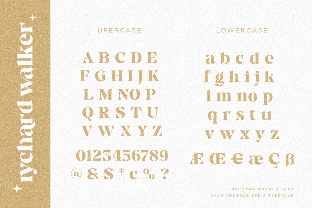 Rychard Walker | Modern Serif Font, a Serif Font by Pentagonistudio (Photo 8 of 12)