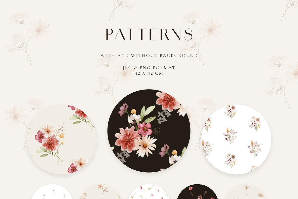 Autumn Wildflower Watercolors, a Decorative Illustration by Liliia Polos Illustration (Photo 10 of 12)