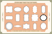 Poster Frame Stamps for Procreate, a Brush Add-On by HopeArtIllustration (Thumbnail 8 of 13)