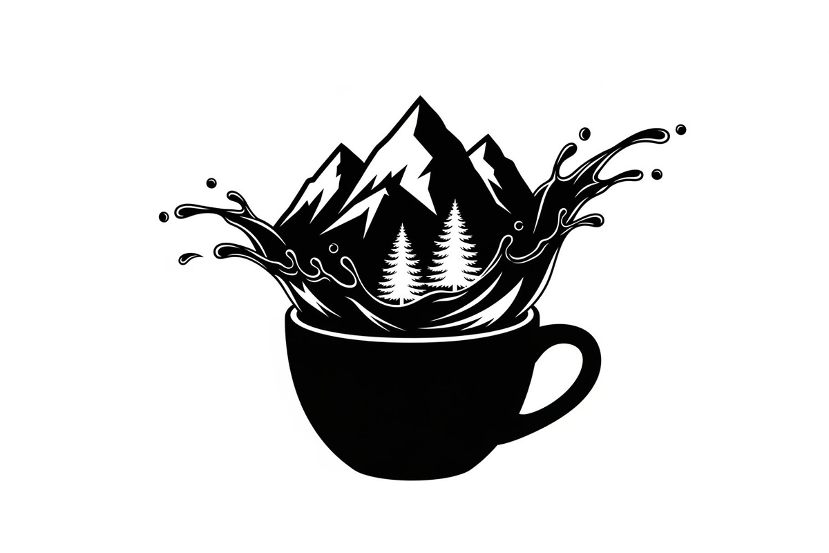 Mountain Coffee Cup Design Bundle, an Illustration by yasushie (Photo 28 of 31)