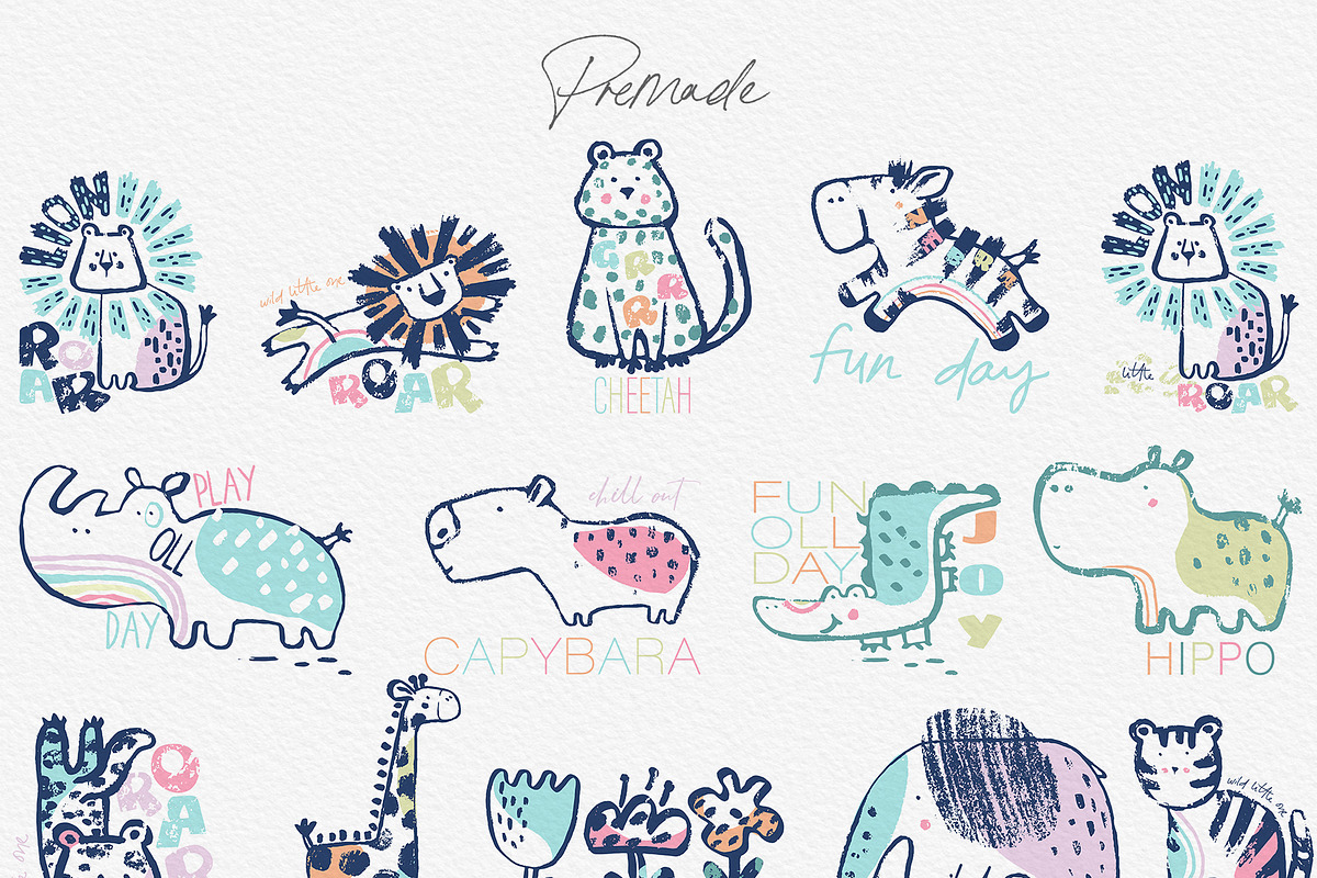 Summer Vibe Prints, an Animal Illustration by MeadowFox (Photo 7 of 9)