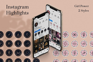 Instagram Highlight Icons Girl Power