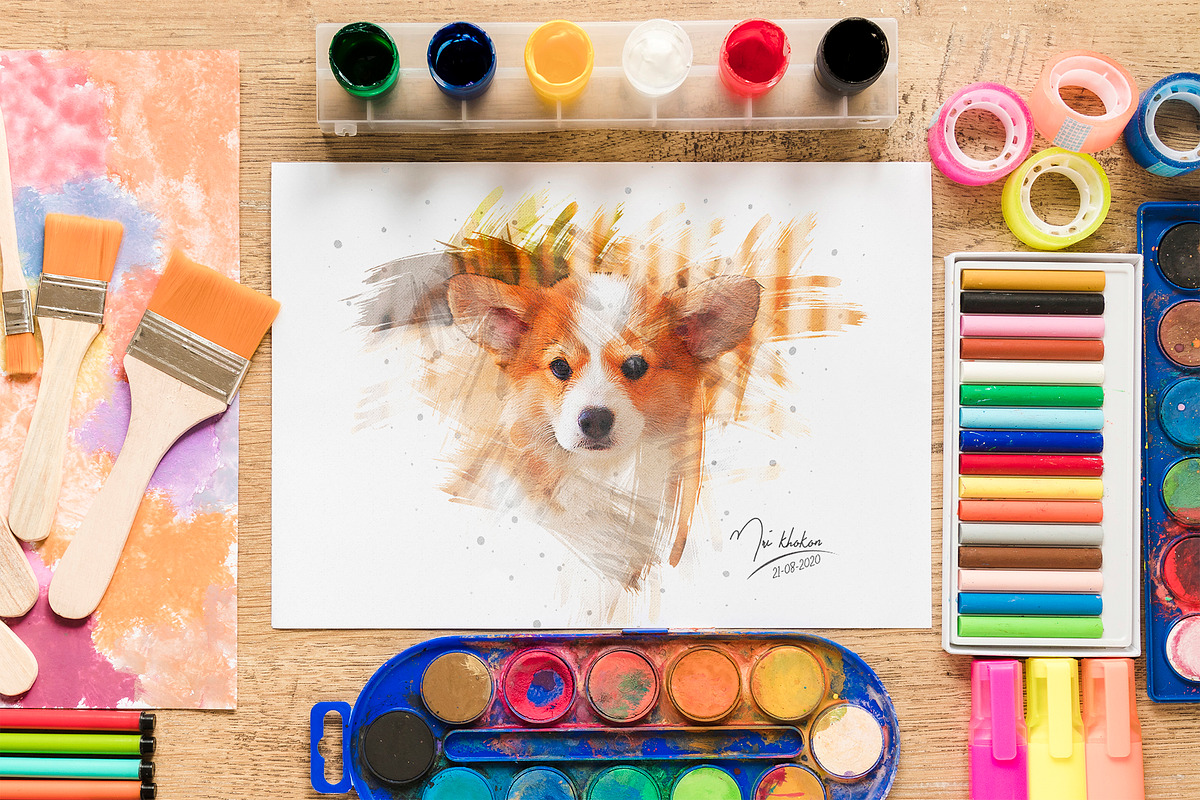 Brushy Art Maker, an Action Add-On by MRI STUDIO (Photo 3 of 15)