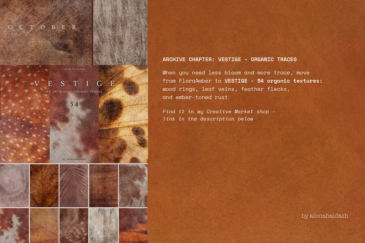 FloraAmber · Botanical Backgrounds, a Background Graphic by alonahaidash (Photo 16 of 16)