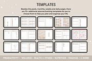 Cute Digital Life Planner 750+ pages, a Templates & Theme by SunshineStudioBoutique (Thumbnail 7 of 9)