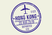 Passport Stamps & Travel Visa Signs, a Transportation Illustration by Kaushal Jangid (Thumbnail 3 of 14)