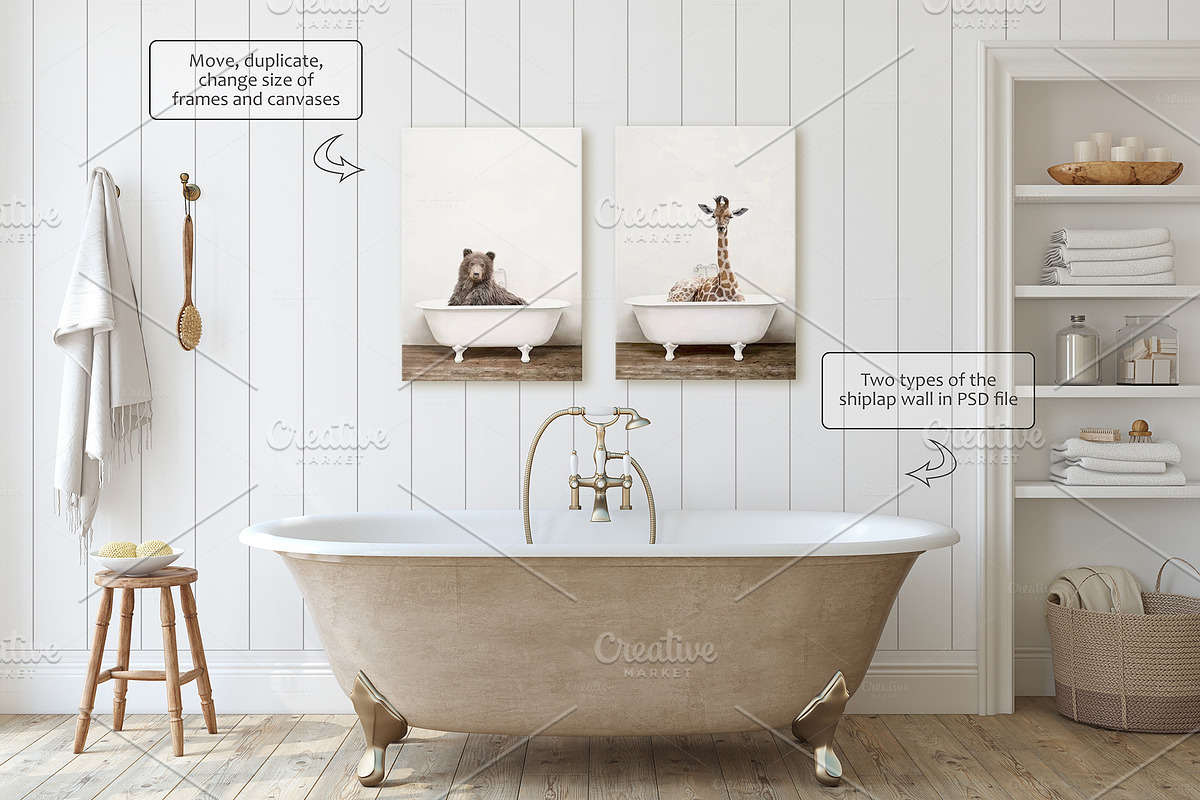 FARMHOUSE Wall&Frame Mockups, a Poster Template by MyHomeMockups (Photo 7 of 11)