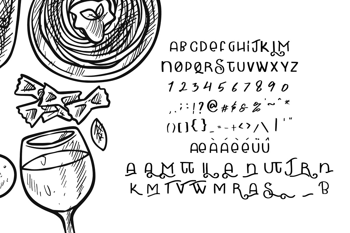 carbonara, a Slab Serif Font by Mariyana (Photo 3 of 5)