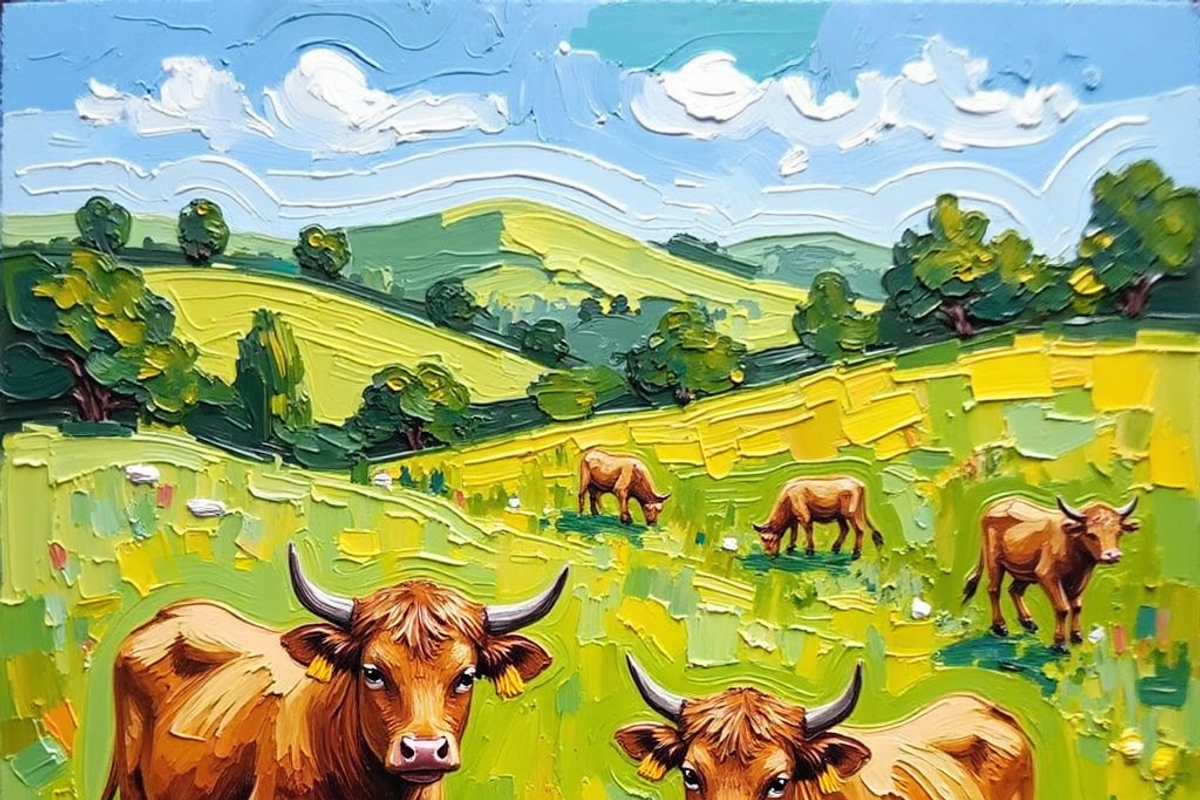 Highland Cows Bundle Set, an Animal Illustration by PLUM&FIGS (Photo 13 of 14)