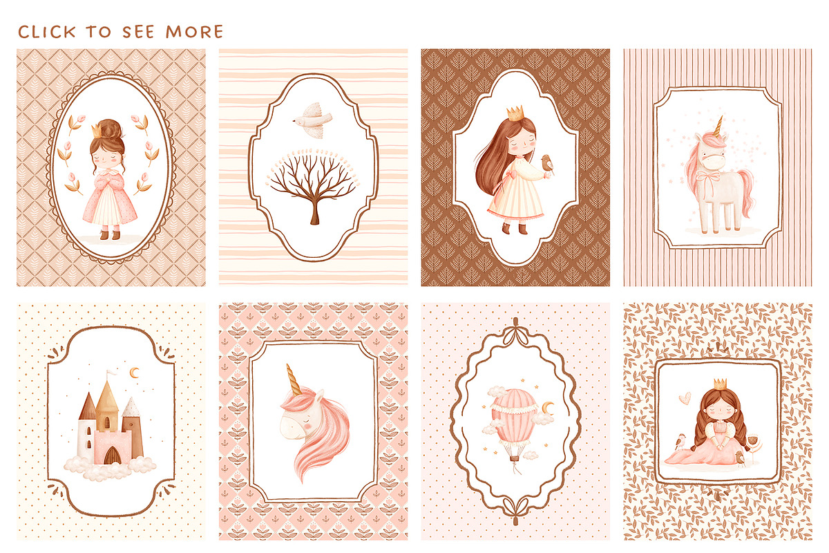 The Little Princess baby collection, a Decorative Illustration by polikarpovaart (Photo 5 of 20)