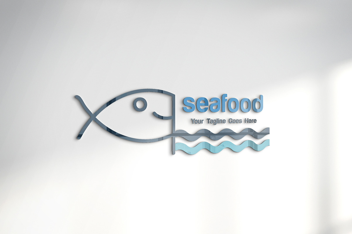 Modern Fish Restaurant Logo Template, a Branding & Logo Template by YUDesignStore (Photo 5 of 6)