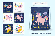 Unicorns Clipart Collection, an Animal Illustration by Gulnara Sabirova (Thumbnail 12 of 20)