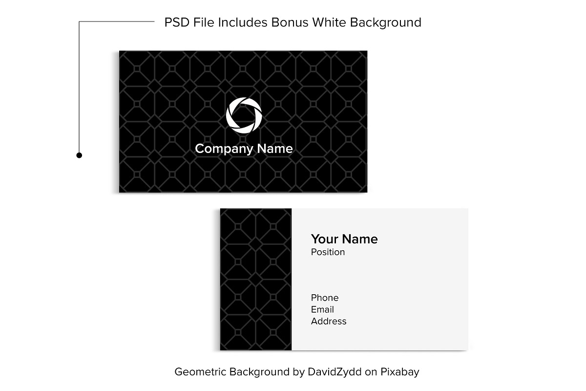Business Card Mockup Set - PSD, an Advertising Mockup by MelissaBMockups (Photo 6 of 10)