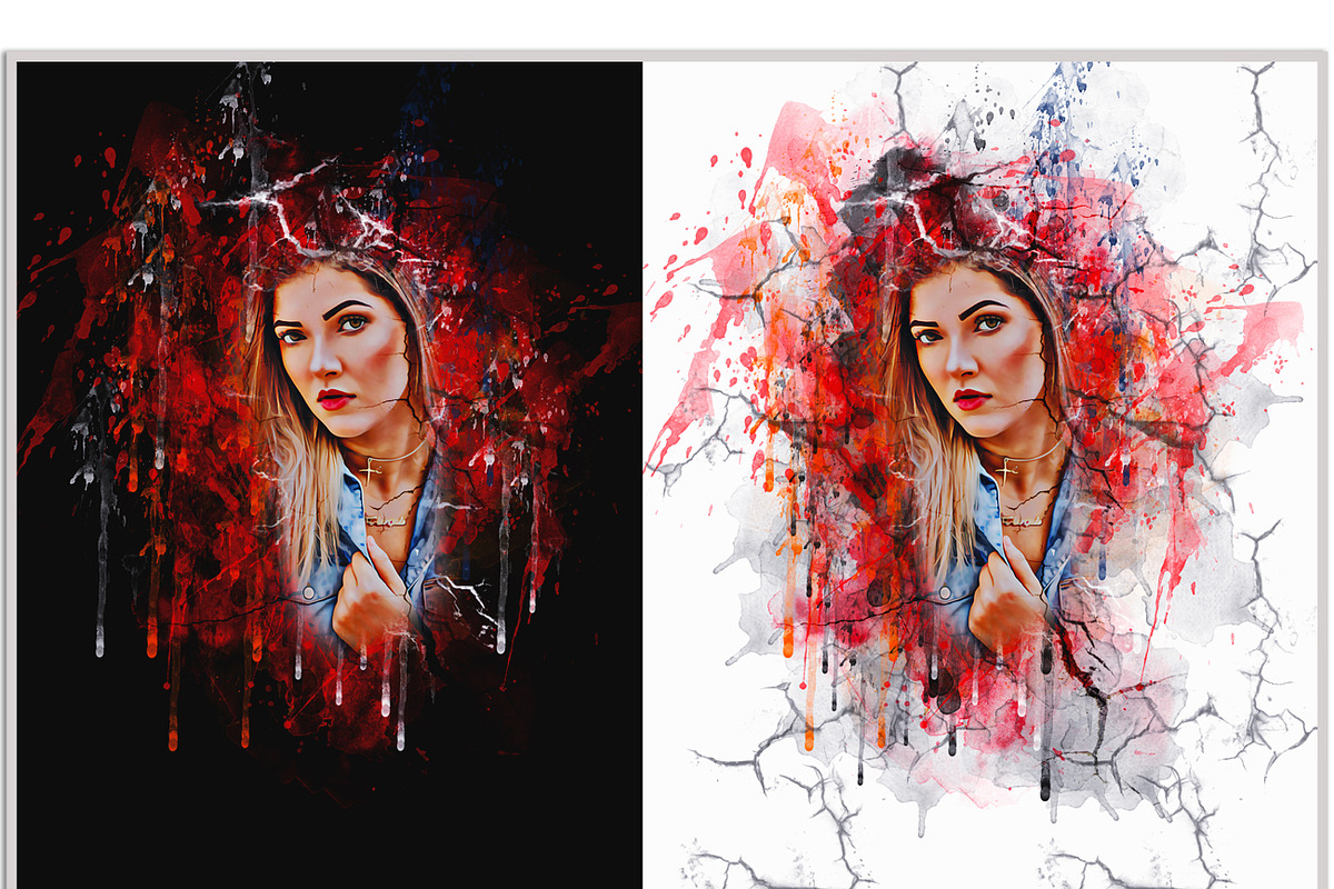 Crake Watercolor Photoshop Action, an Action Add-On by Studio Retouch (Photo 12 of 14)