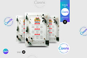 Christmas Menu Flyer Template, a Flyer Template by Aam360 (Thumbnail 1 of 3)