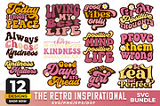 Retro Inspirational SVG Bundle, an Illustration by Crafticy (Thumbnail 1 of 3)