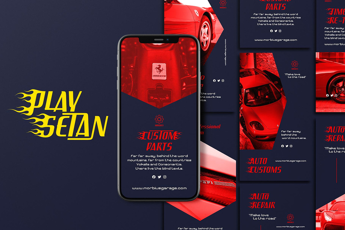 Play Setan Typeface, a Sans Serif Font by alit design (Photo 2 of 15)