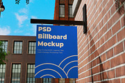 Shop signboard mockup, an Advertising Mockup by Partikusi Design (Thumbnail 4 of 5)