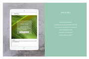 INSTAGRAM TEMPLATE PACK : TROPICAL, a Social Media Template by AtelierCartouche (Thumbnail 3 of 5)