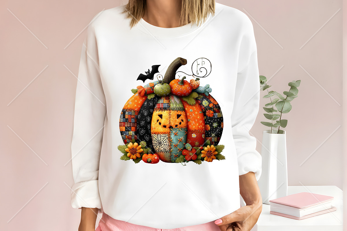 Whimsical Halloween Pumpkin Clipart, a Seasonal Illustration by Canvas Craft (Photo 6 of 10)