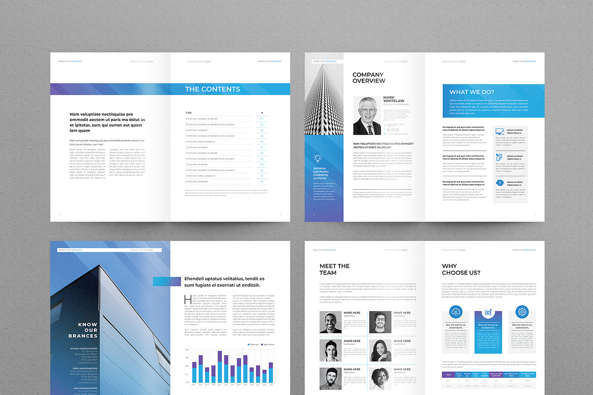 Annual Report | Docx | InDesign, a Brochure Template by BrochuresFactory (Photo 4 of 7)