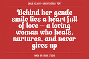 Smile Delight - Bright Display, a Serif Font by ErgibiStudio (Thumbnail 9 of 12)