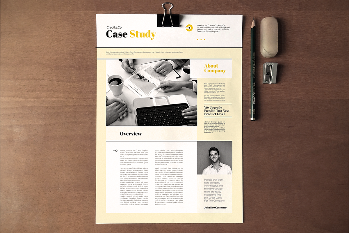 Case Study template 04, a Brochure Template by spidergraph (Photo 2 of 7)