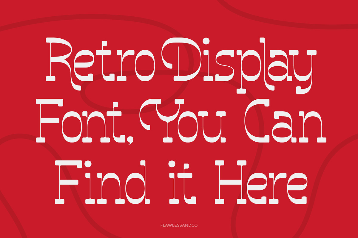 Mukasa - Display Playfull Font, a Font by Flawless And Co (Photo 6 of 10)