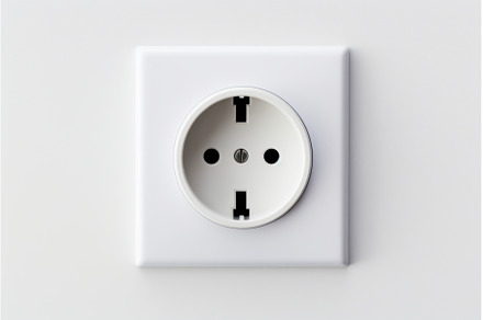 Rectangular European socket wall, a Technology Photo by Ylivdesign