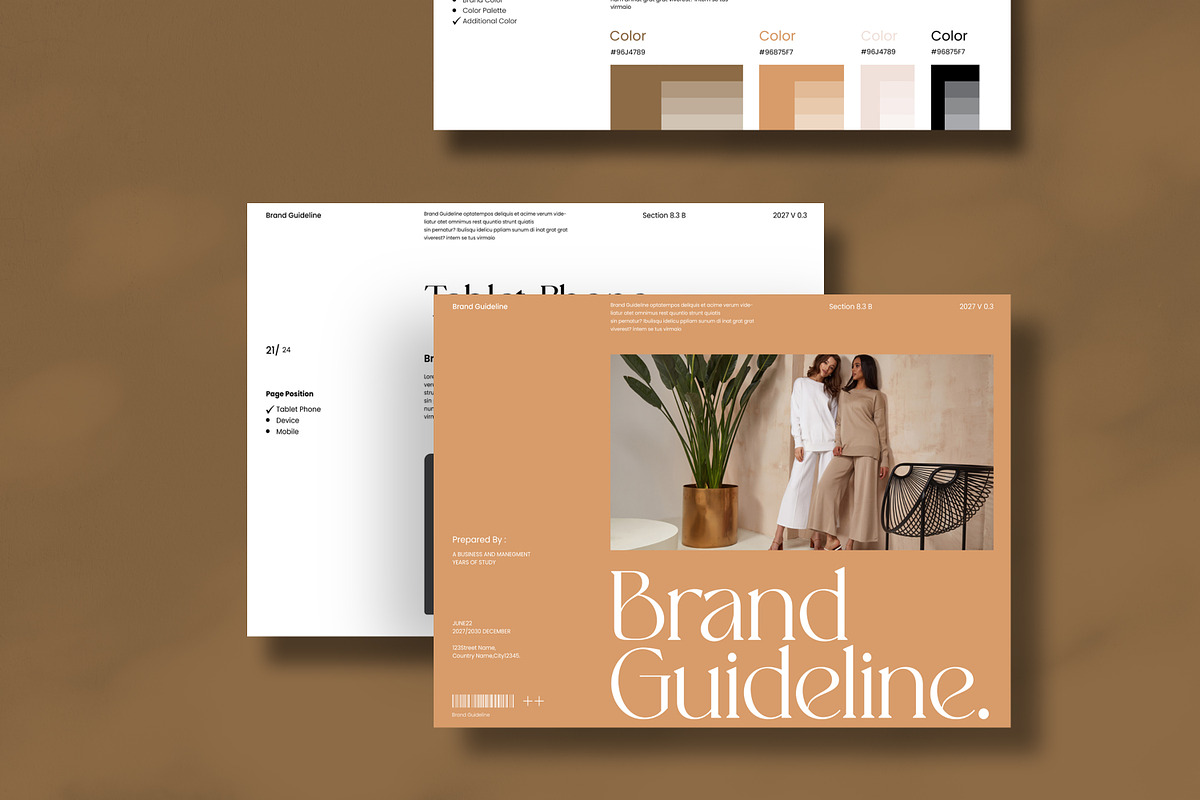 Hola | Brand Guidelines, a Brochure Template by UpSolution (Photo 4 of 9)