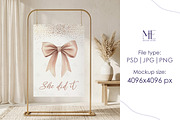 A1 Sign Poster Banner PSD Mockup, an Advertising Mockup by Mie Mockup Studio (Thumbnail 6 of 7)