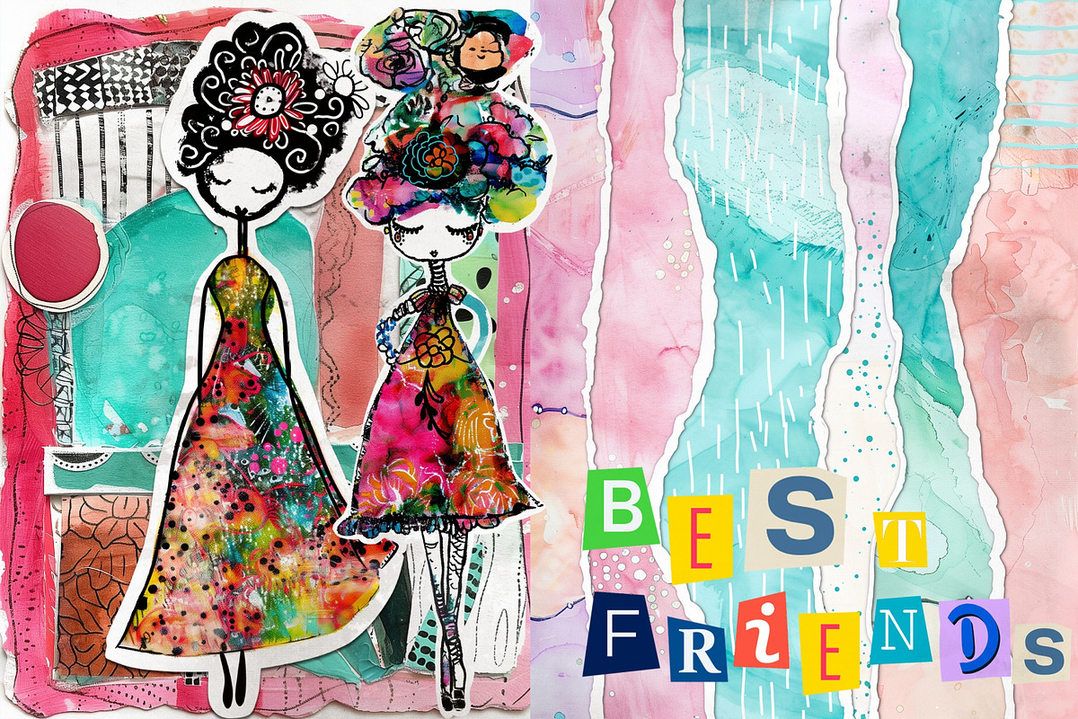 Canvas Cuties: Artsy Paper Dolls, a Person Illustration by NiiiNArt (Photo 5 of 7)