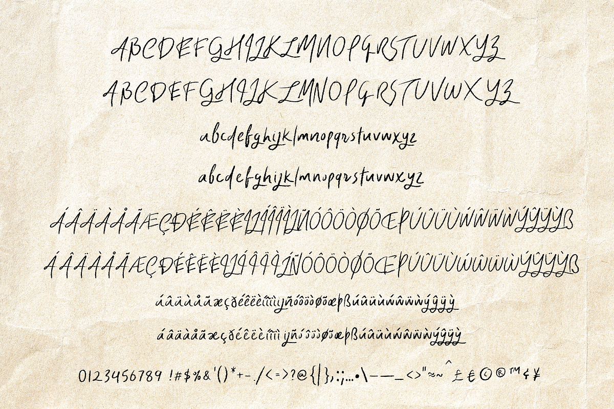 Andralex Handwritten Font, a Handwritten Font by The Gelato Type (Photo 9 of 14)