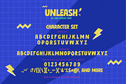 UNLEASH - All Caps Display Font, a Font by Gassstype (Thumbnail 8 of 8)