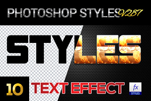 10 Creative Photoshop Styles V287