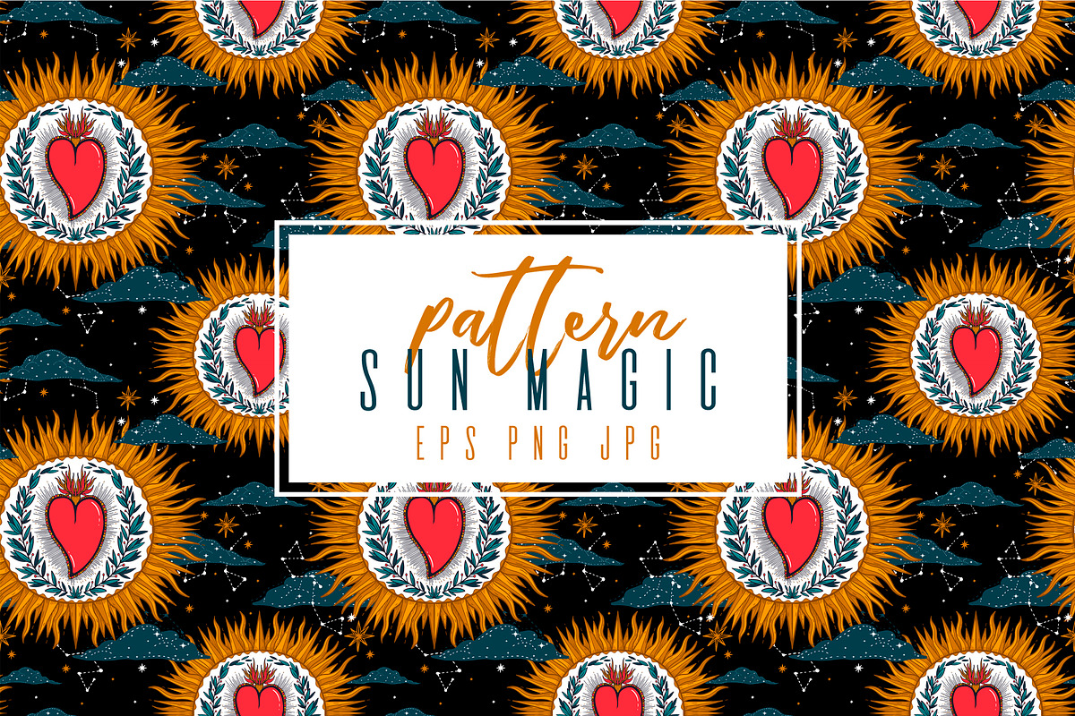 Pattern set - Sun Magic, a Pattern Graphic by Moonflora (Photo 1 of 13)