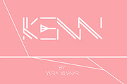 KENN Typeface, a Sans Serif Font by Alpha Mike Foxtrot (Thumbnail 1 of 4)